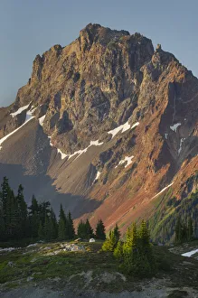 Hiking Prints: Backcountry campsite. Yellow Aster Butte Basin, Mount Baker Wilderness
