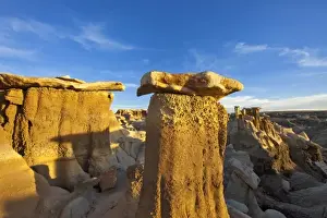 Images Dated 26th February 2009: Badlands formations in the Bisti Wilderness in San Juan County, New Mexico, USA