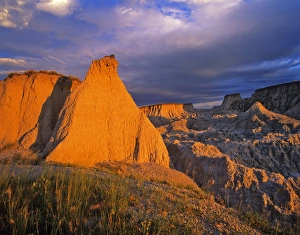 Images Dated 28th May 2010: Badlands formations, Oglala National Grasslands, Nebraska, USA