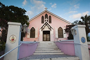 Images Dated 27th February 2012: Bahamas, Eleuthera Island, Harbour Island, Dunmore Town, St, Johns Anglican Church