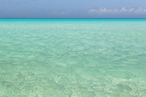 Images Dated 11th April 2015: Bahamas, Exuma Island. Seascape of Shroud Cay