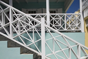 Images Dated 2nd April 2007: Bahamas, New Providence Island, Nassau, Architectural detail of colonial house