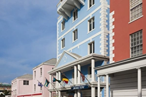 Images Dated 26th February 2012: Bahamas, New Providence Island, Nassau, city buildings