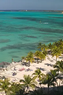 BAHAMAS-New Providence Island-Cable Beach: Beach View from Wyndham Nassau Resort