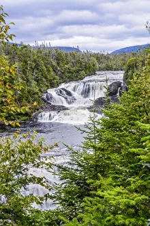 Newfoundland Prints: Bakers Brook Falls, Gros Mourne National Park, Rocky Harbor, Newfoundland, Canada