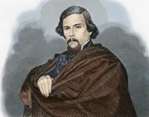 Beard Prints: BALAGUER, Victor (1824-1901). Politician and writer in Catalan and Spanish languages