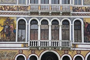 Carnival Prints: Balcony and mozaics along the Grand Canal, Venice Italy