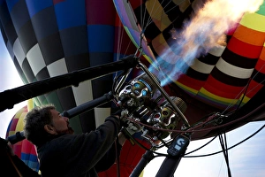Images Dated 2nd October 2011: One of many Balloons being prepared for the Mass Ascension at the Albuquerque International