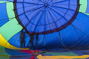 Albuquerque Prints: Balloons setting up for the Mass Ascension at the Albuquerque International Balloon Fiesta