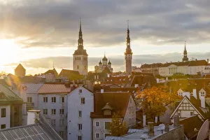 Cityscapes Collection: Baltic States, Estonia, Tallinn. Tallinn Old Town