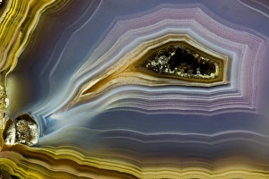 Natural Pattern Prints: Banded Agate, Quartzsite, AZ