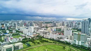 Images Dated 21st March 2023: Bangkok, Thailand. Views over downtown Bangkok, Thailand