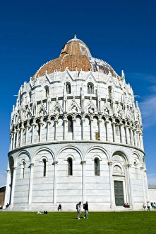 Build Prints: The Baptistry (Baptistery), Piazza dei Miracoli, UNESCO World Heritage Site, Pisa