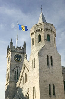Images Dated 21st December 2005: BARBADOS, Bridgetown, Barbados Parliament Building, National Heroes Square