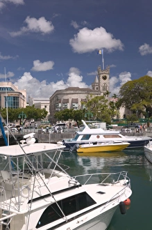BARBADOS, Bridgetown, The Careenage Inner Harbor, Daytime