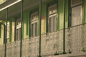 Images Dated 21st December 2005: BARBADOS, Bridgetown, Ornamental Balcony, James Street