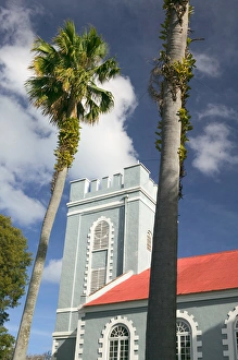 Images Dated 21st December 2005: BARBADOS, Bridgetown, Detail of St. Marys Church