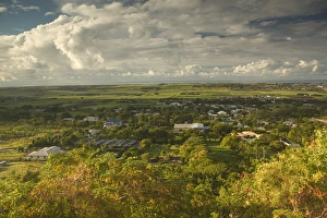 Images Dated 21st December 2005: BARBADOS, St. George Parish, Francia, Morning View of Francia village from Gun Hll