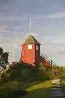 Images Dated 21st December 2005: BARBADOS, St. George Parish, View of the Signal Tower at Gun Hill Station