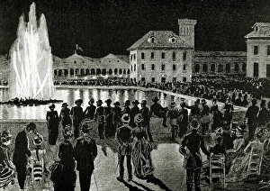 Fair Prints: BARCELONA. 1888 Worlds Fair. Magic Fountain