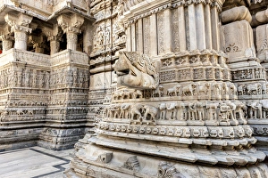 Images Dated 31st January 2015: Bas Relief. Jagdish Temple. Udaipur Rajasthan. India