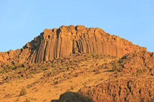 Copy Space Prints: Basalt columns, Lower Deschutes River, Central Oregon, USA