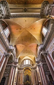 Architecture Prints: Basilica of Saint Mary Angels and Martyrs, Rome, Italy. Church designed by Michelangelo