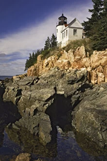 Images Dated 13th October 2005: Bass Harbor Head Lighthouse, Acadia National Park, Maine