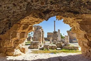 Roman Prints: Baths of Antoninus, Carthage, Tunis