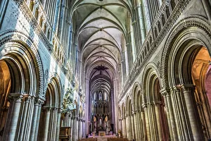 Stained Glass Prints: Bayeux Cathedral, Bayeux, Normandy