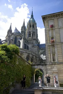 Images Dated 3rd August 2007: The Bayeux Cathedral in the commune of Bayeux in the region of Basse-Normandie, Normandy