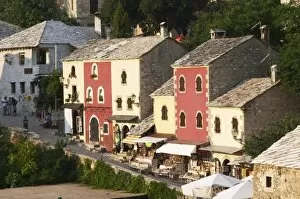 Bazar street Kujundziluk. Historic town of Mostar. Federation Bosne i Hercegovine