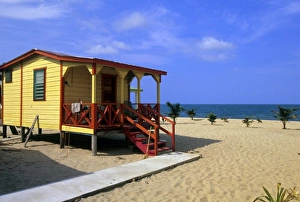 Bungalow Prints: Beach bungalow Placencia, Belize