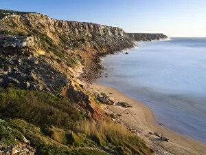 Portugal Gallery: Beach and cliffs at Praia do Telheiro at the Costa Vicentina