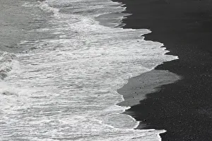 Dyrholaey Prints: Beach at Dyrholaey, Vik, Iceland
