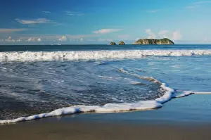 Costa Rica Prints: Beach with islands, Manuel Antonio, Central Pacific Coast, Costa Rica, Central America