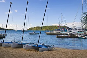 Images Dated 16th January 2008: Beach side at Leverick Bay Resort & Marina, Leverick Bay British Virgin Islands