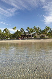 Beach at Outrigger on the Lagoon Resort, Coral Coast, Viti Levu, Fiji, South Pacific