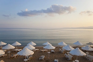 Private Prints: Beach at Pefkos, near Lindos, Lardos Bay, Rhodes, Greece