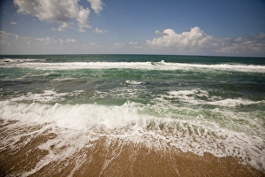Tidal Prints: Beach and shoreline of ancient Caesarea, Israel