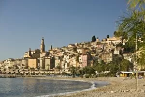 Images Dated 31st October 2006: Beausoleil Village on the coastline of Southern France. Near the Italian border