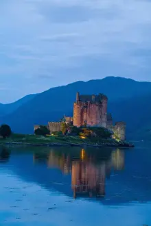 Beautiful Eileen Donan Castle in Western Dornie in Highlands os Scotland the most