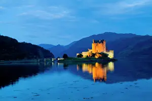 Quaint Prints: Beautiful Eileen Donan Castle in Western Dornie in Highlands os Scotland the most