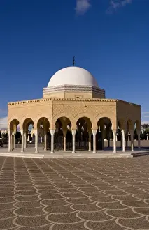Sousse Prints: Beautiful famous Bourguiba Mausoleum grounds in Sousse area Monastir, Tunisia