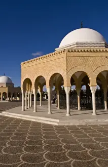 Beautiful famous Bourguiba Mausoleum grounds in Sousse area Monastir, Tunisia