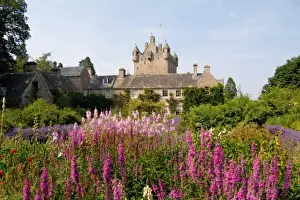 Images Dated 25th July 2020: Beautiful gardens and famous castle in Scotland called the Cawdor Castle in Cawdor