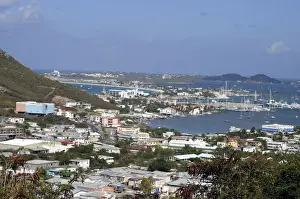 Images Dated 24th March 2005: Beautiful Gustavia Harbor on St. Barts island in the Caribbean, a popular cruise