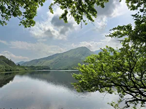 Betty Sederquist Prints: Beautiful lake is the view from Kylemore Abbey