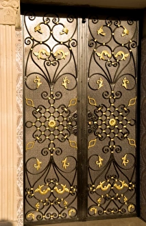 El Jem Prints: Beautiful metal door in El Jem Tunisia Africa