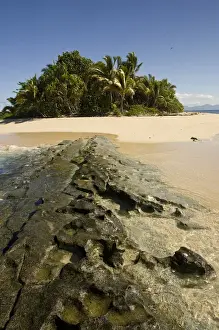 Michele Westmorland Prints: Beautiful tropical island (Storm Island) near Beqa Lagoon, Beqa Island, Fiji